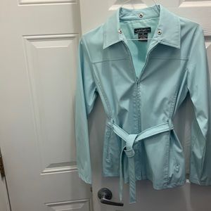 Jamie Nicole collection, short trench coat size s sky blue